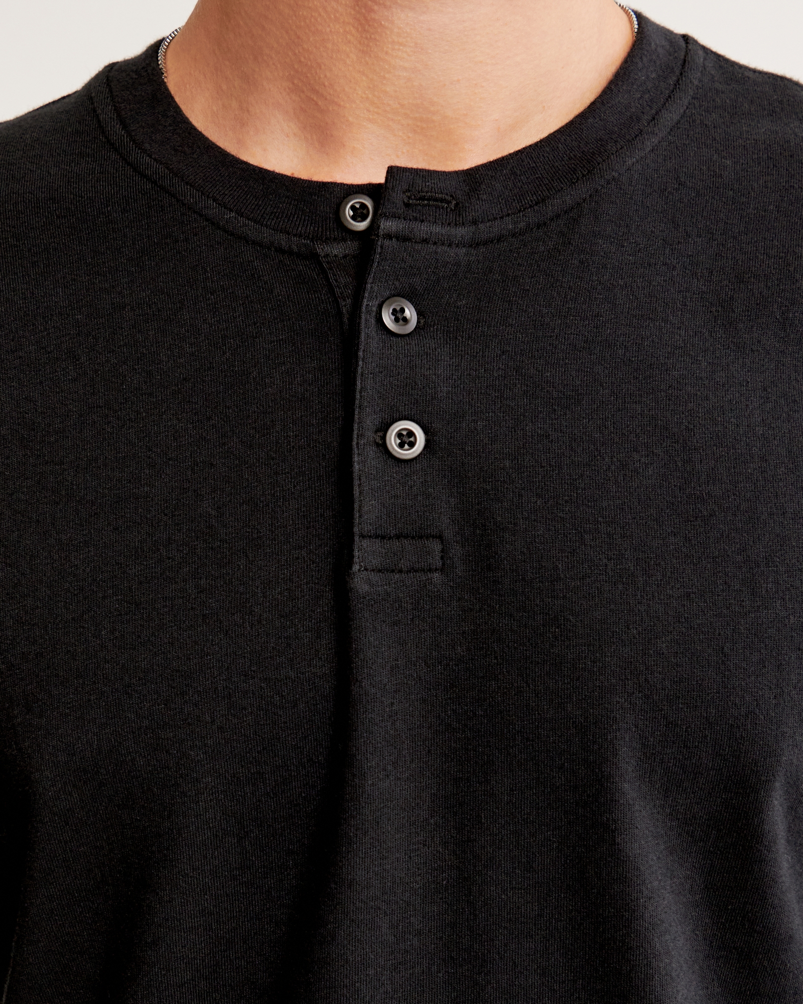   Essentials Men's Slim-Fit Long-Sleeve Waffle Henley  Shirt, Black, X-Small : Clothing, Shoes & Jewelry