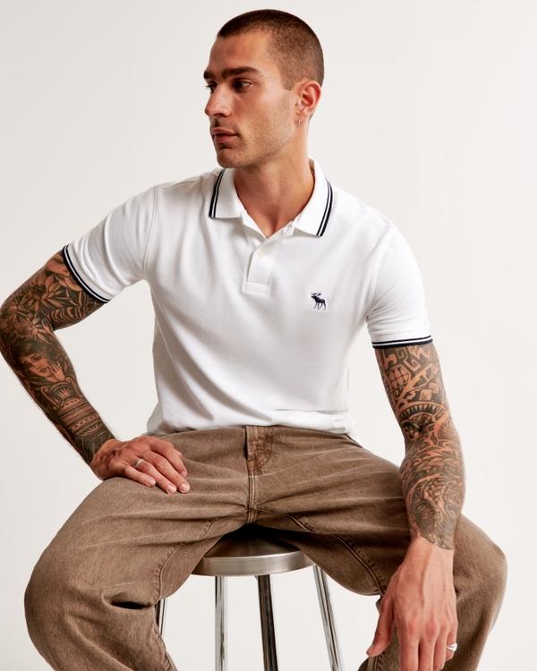 Elevated Icon Don't Sweat It Polo, White view 1