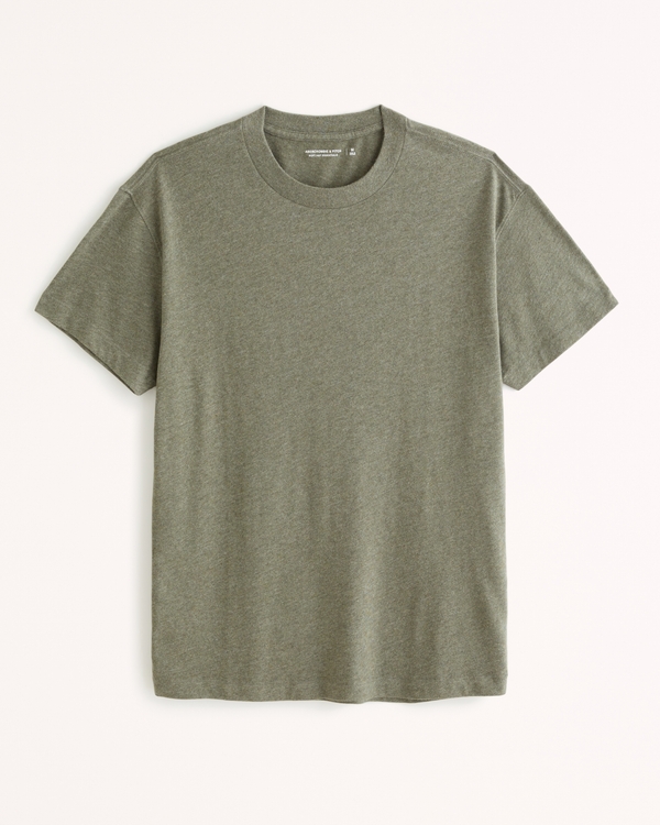 Essential Tee, Olive Green Texture