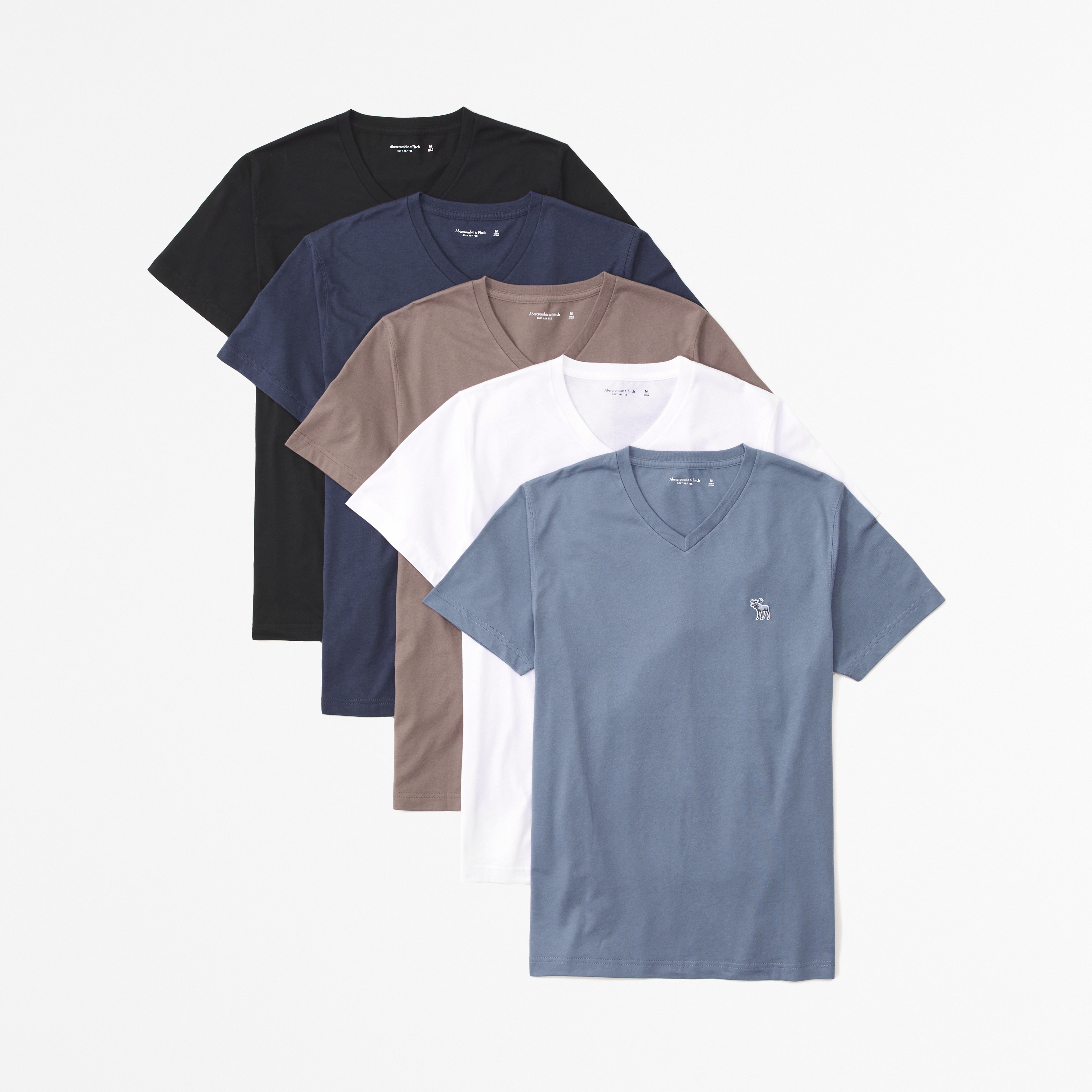 5-Pack Elevated Icon V-Neck Tees