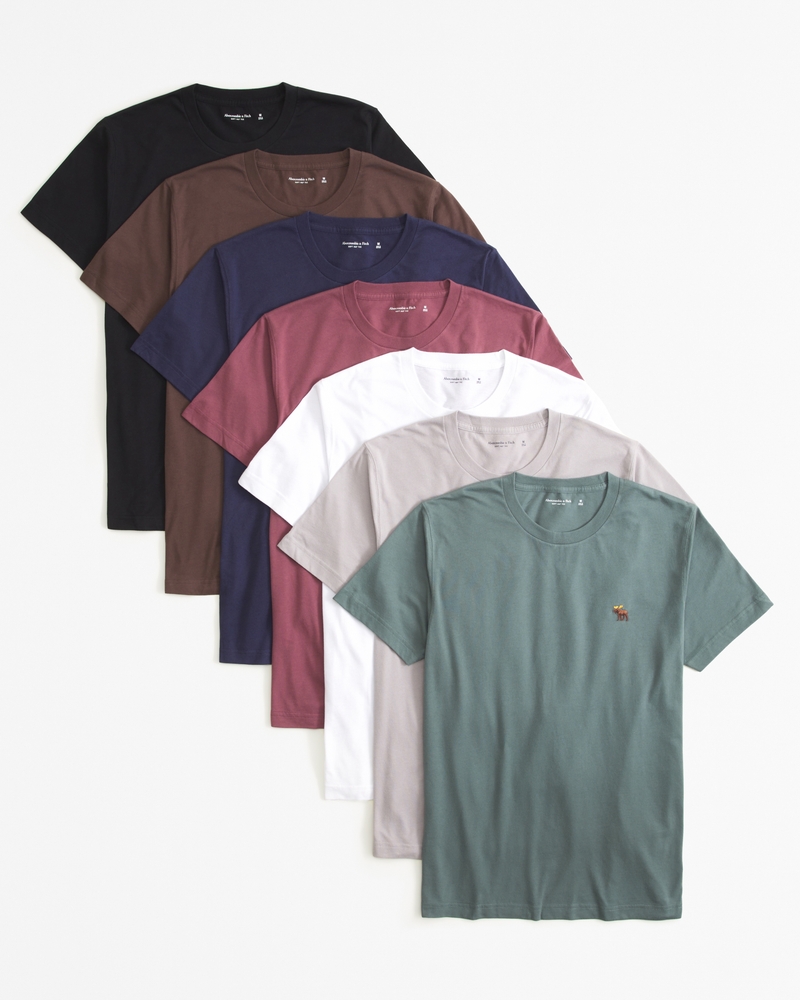 Men's 7-Pack Signature Icon Tees | Men's Tops | Abercrombie.com