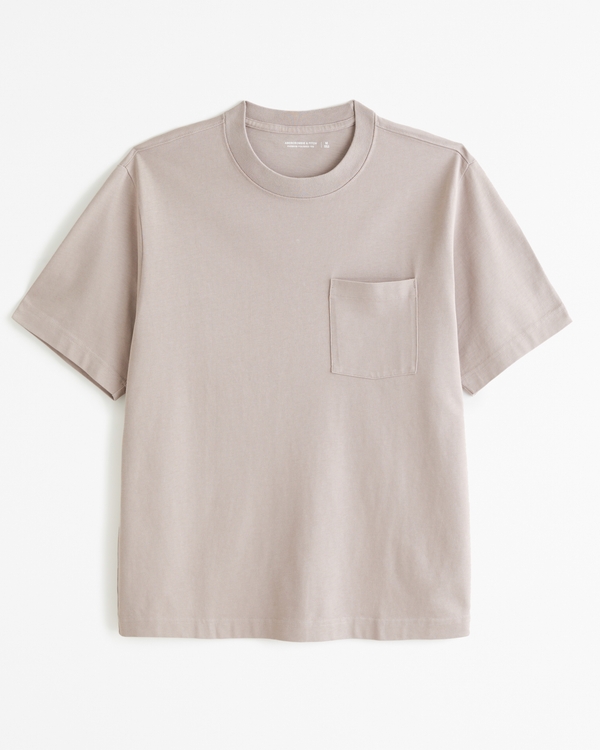 Premium Elevated Tee, Taupe