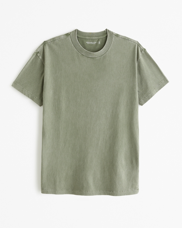 Essential Tee, Olive Green Pattern view 1
