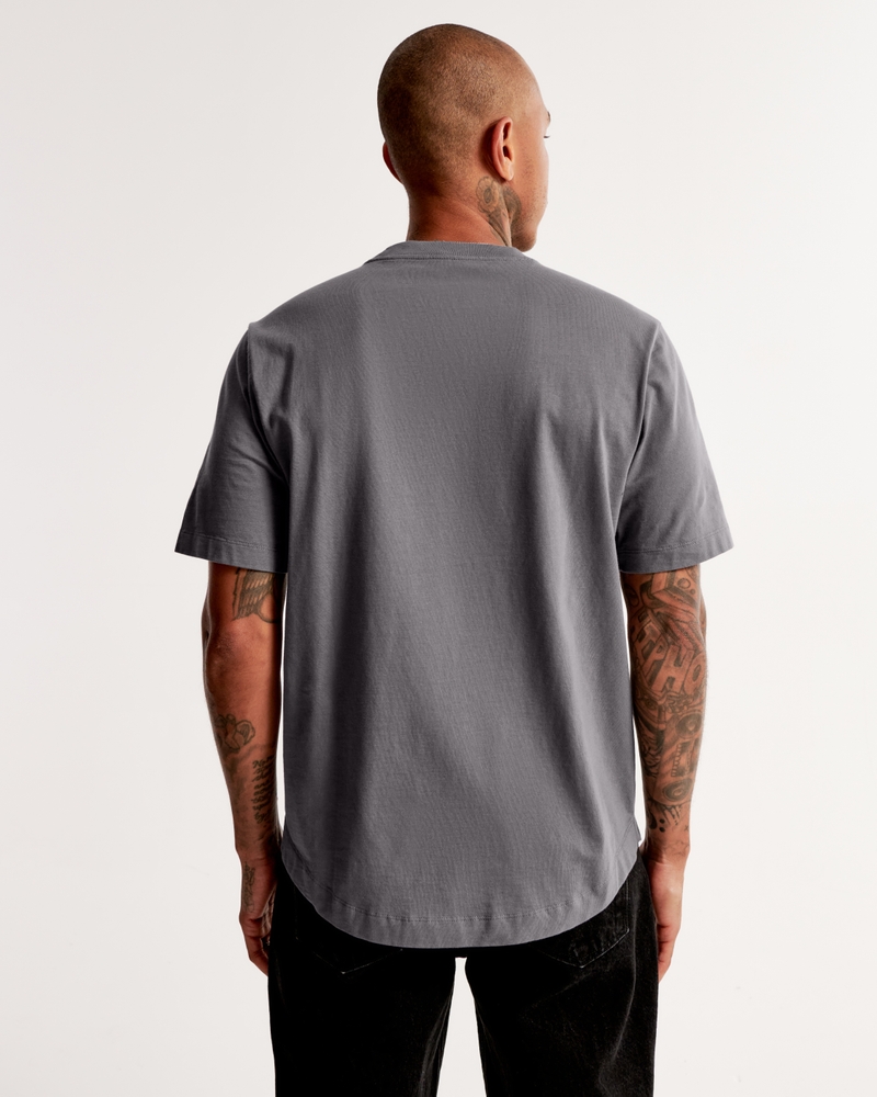 Classic Polished Curved Hem Tee