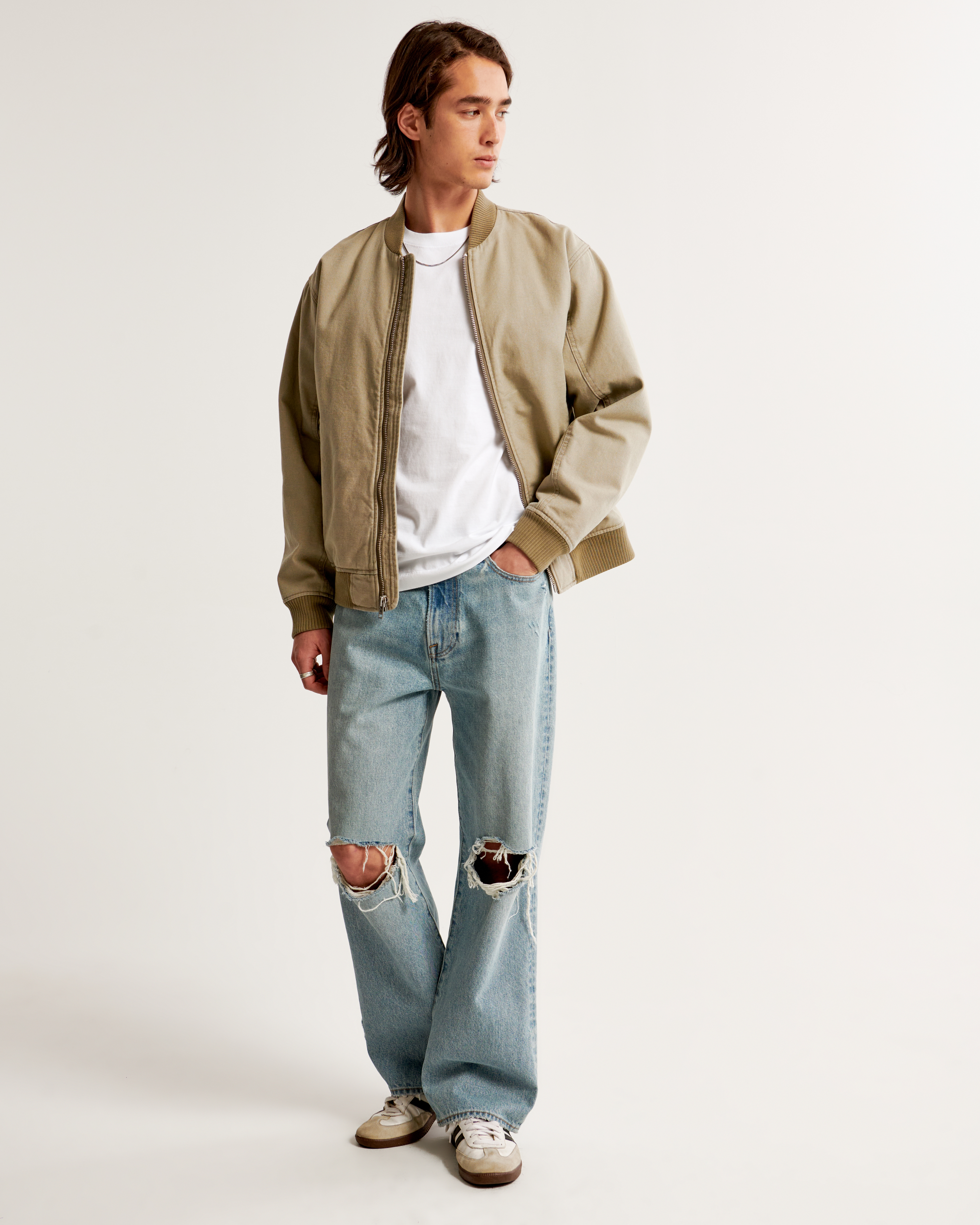 Abercrombie & Fitch Classic Polished Tee In White