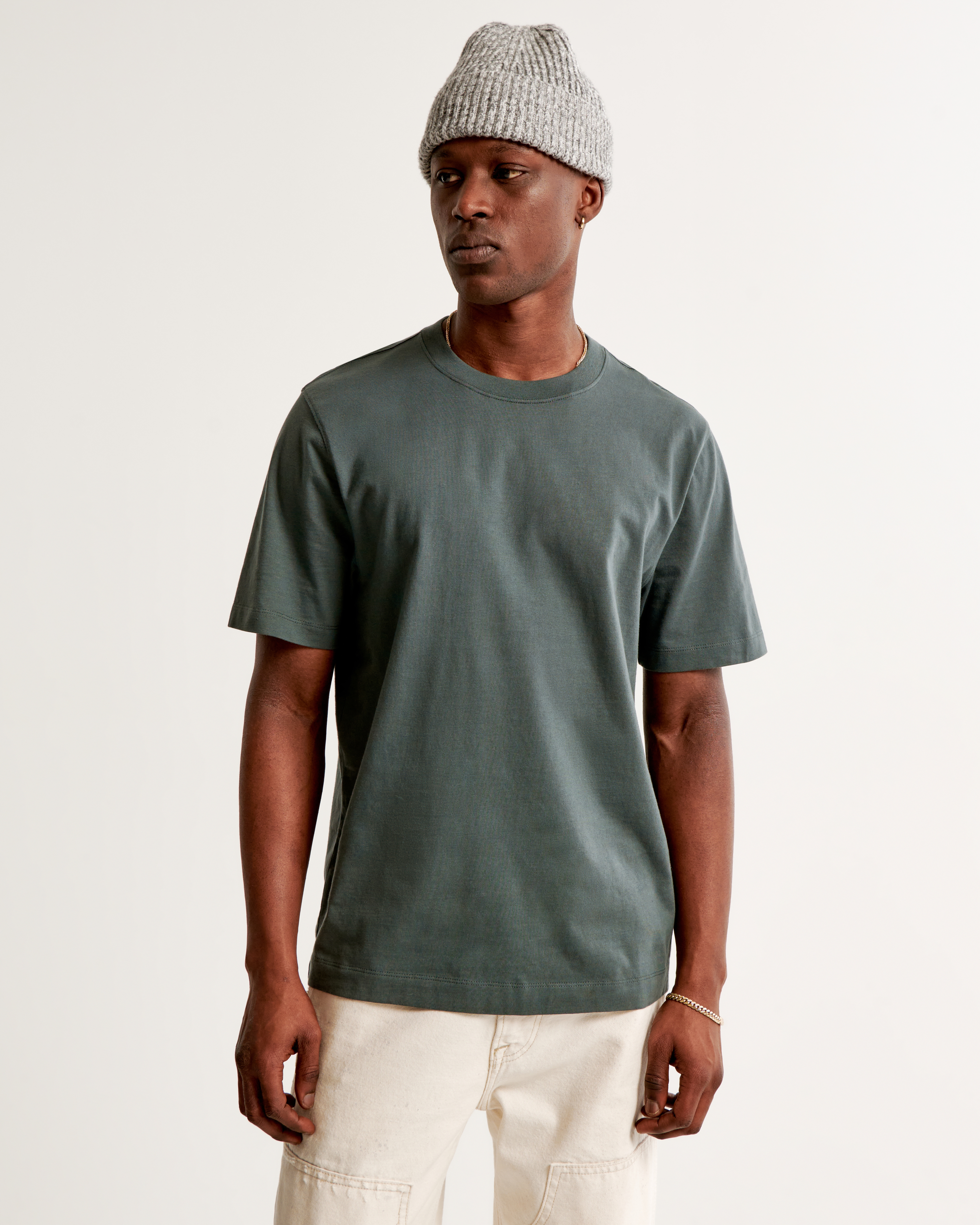 Green abercrombie best sale t shirt