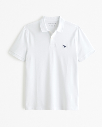 Men s Tonal Icon Don t Sweat it Polo Men s Tops Abercrombie