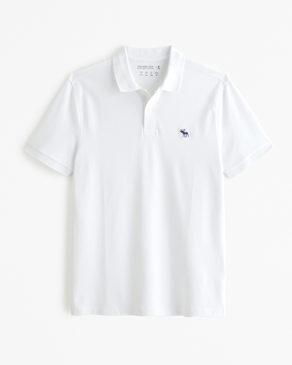 Tonal Icon Don't Sweat it Polo, White