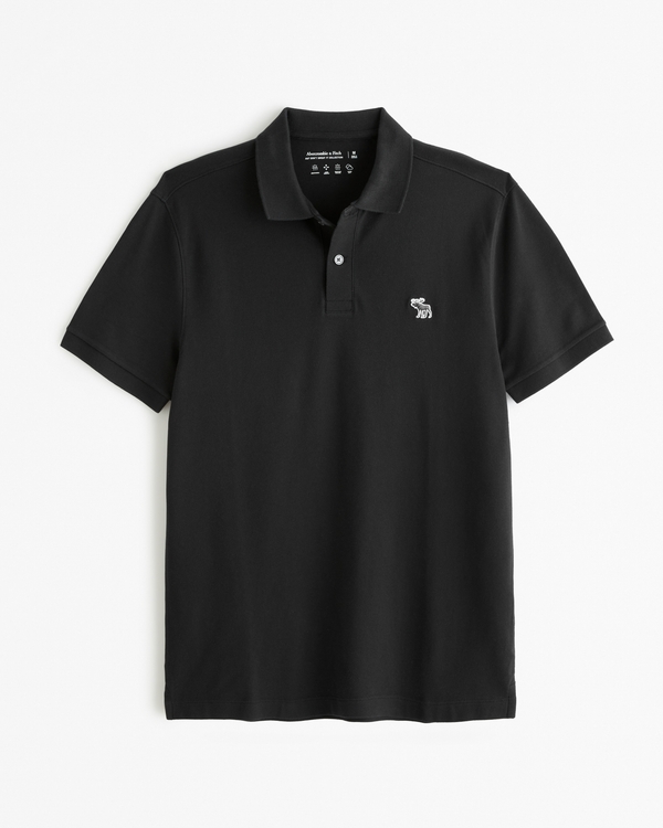 Tonal Icon Don't Sweat it Polo, Black