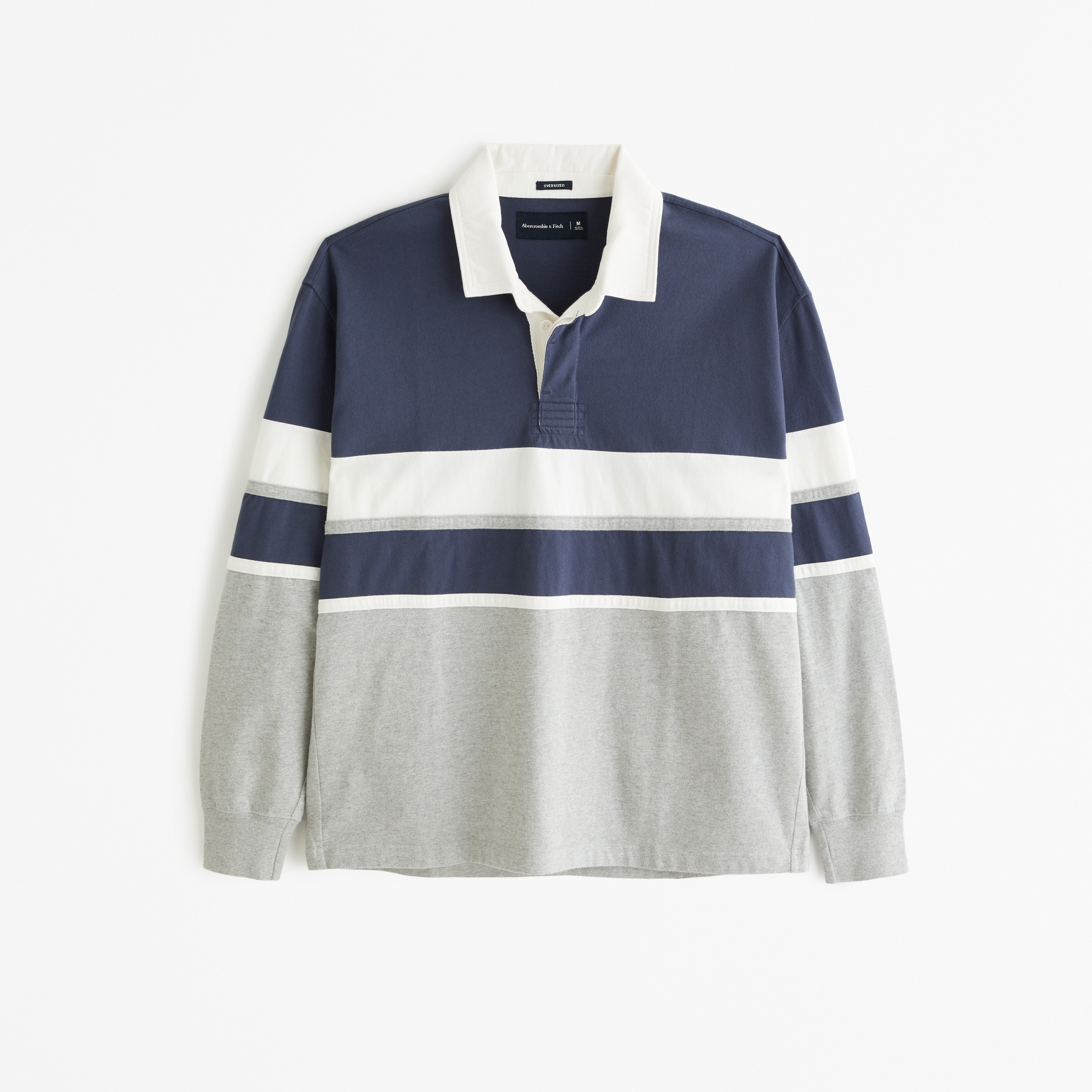 Men's Long-Sleeve Rugby Polo | Men's Clearance | Abercrombie.com