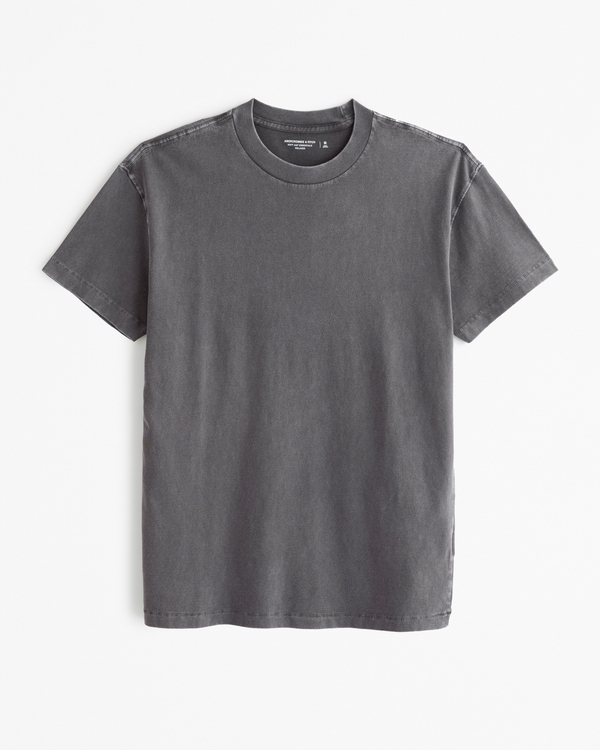 Relaxed Essential Tee, Grey Wash view 1