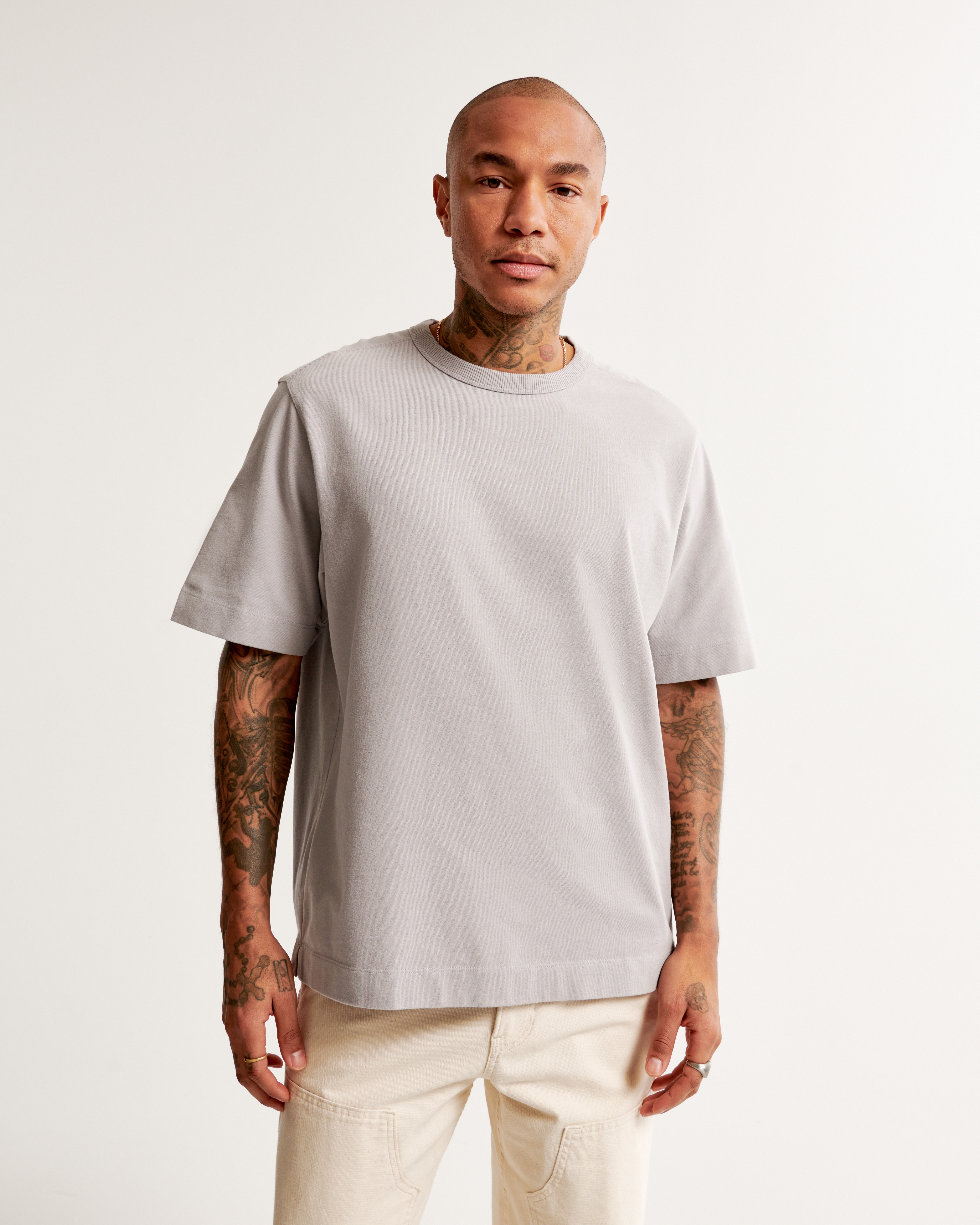 Men's Premium Heavyweight Tee | Men's Tops | Abercrombie.com