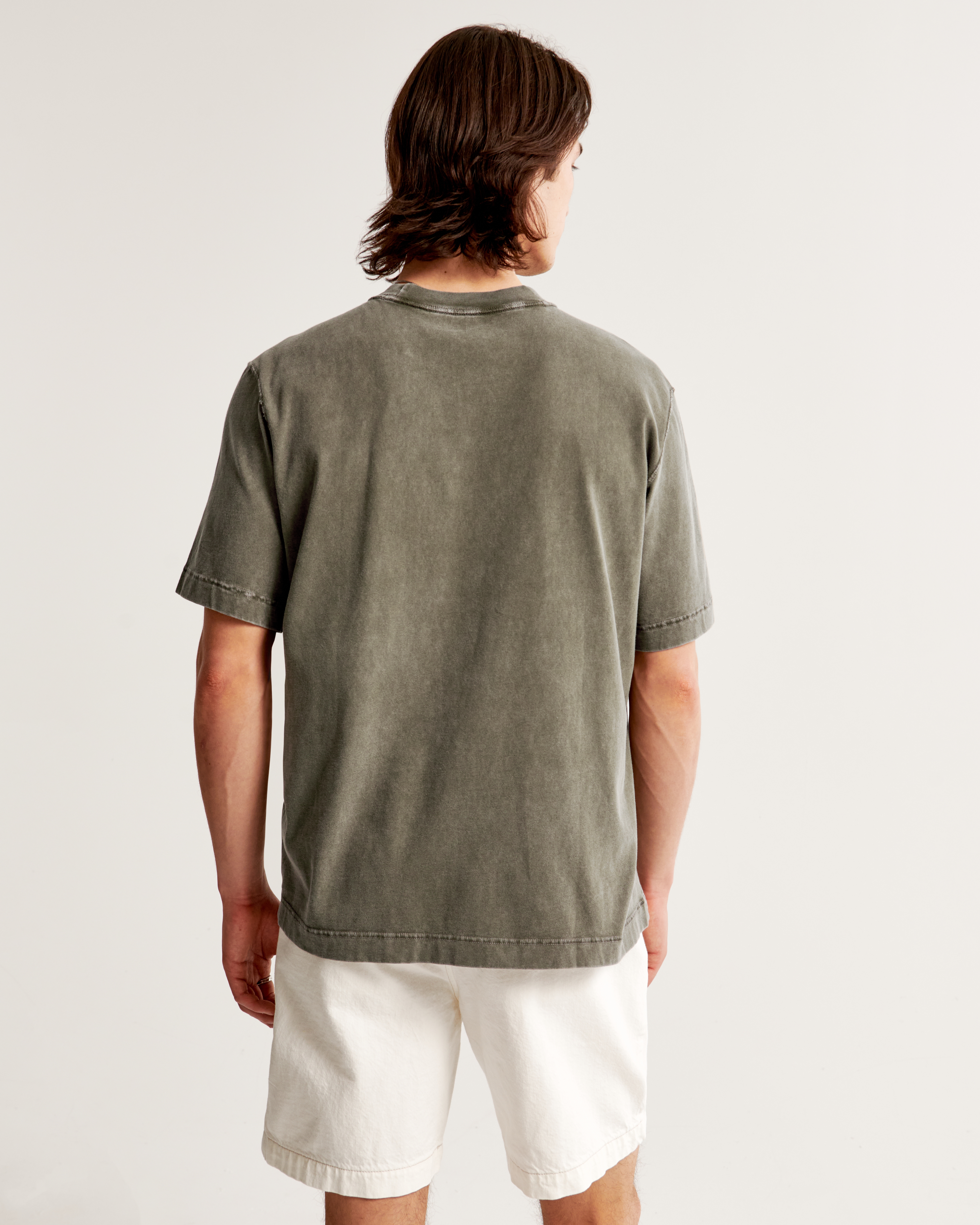 Men's Embroidered Vintage-Inspired Tee | Men's Clearance