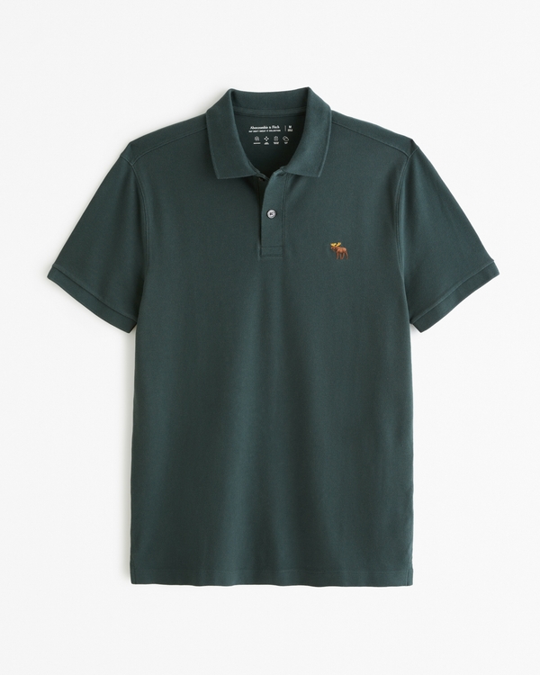 Polo à emblème signature Don't Sweat It, Dark Green