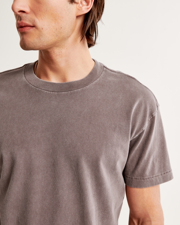 Relaxed Essential Tee, Dark Purple Pattern view 2