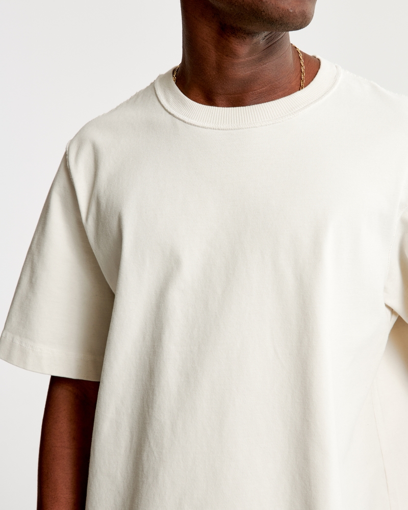 Men's Premium Heavyweight Cropped Tee, Men's Tops