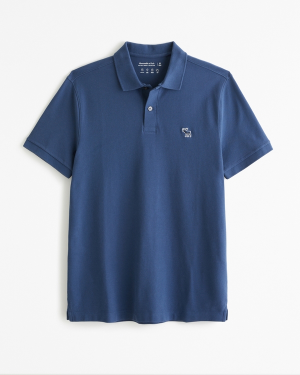 Tonal Icon Don't Sweat it Polo, Dark Blue