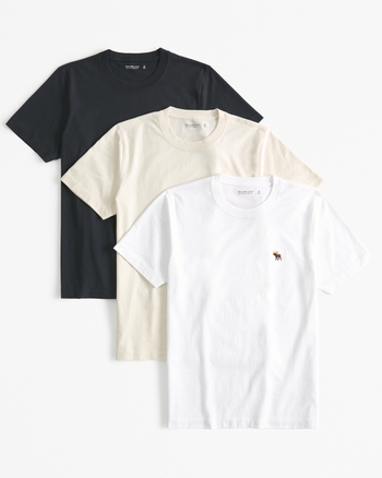 Men's 3-Pack Polished Signature Icon Tees | Men's Tops | Abercrombie.com