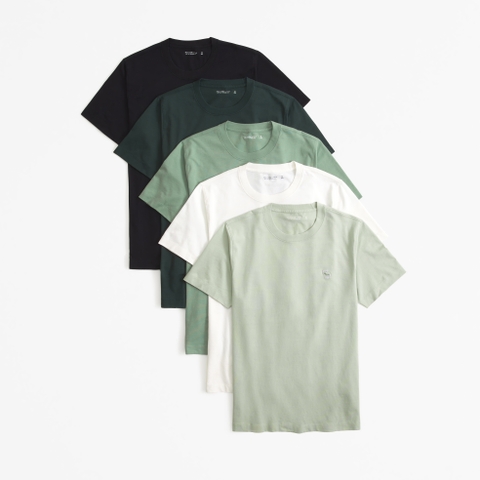 Мужские футболки Abercrombie & Fitch 5-Pack Slim Polished Tonal Icon Tees