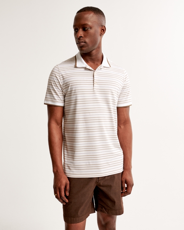 Abercrombie muscle fit polo best sale