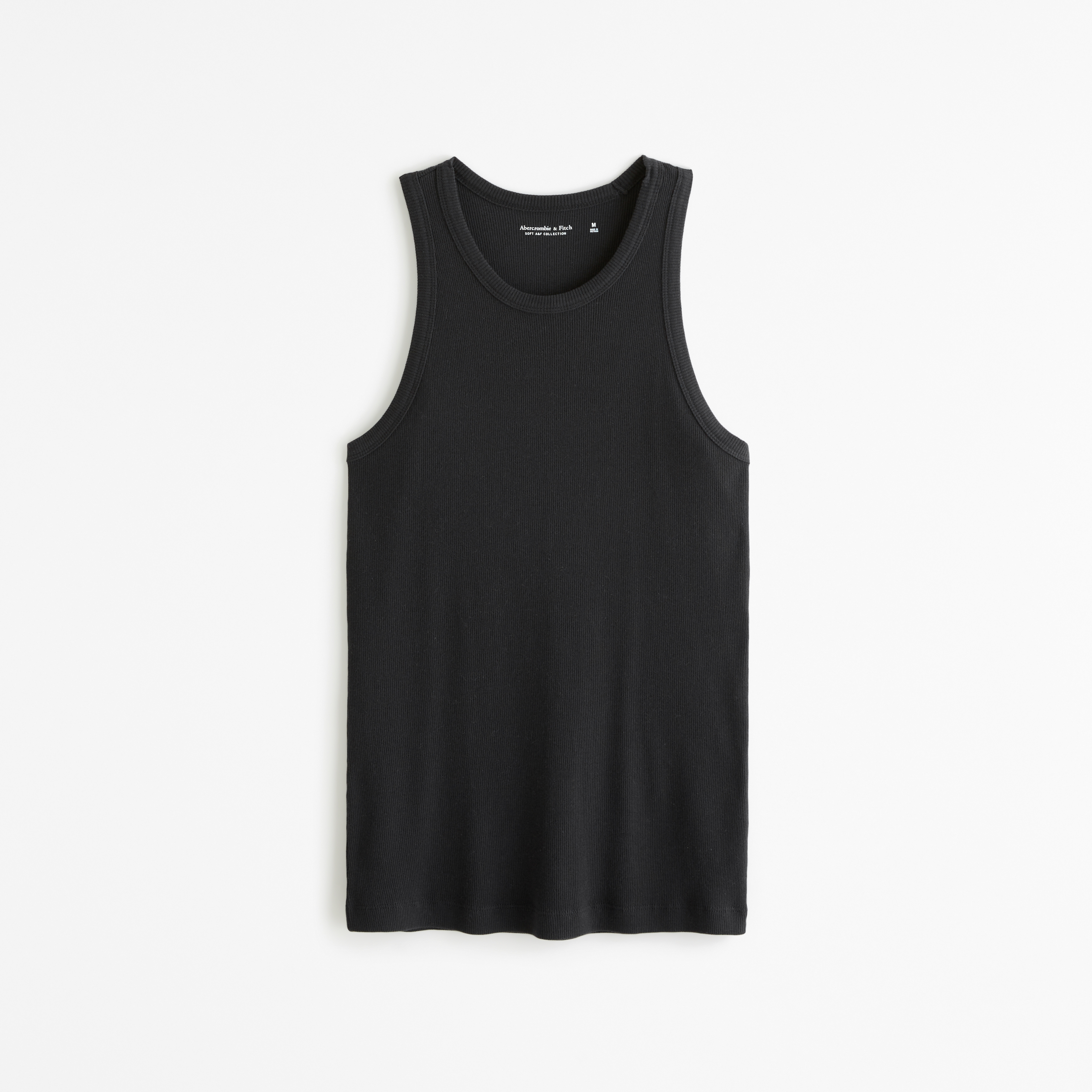 Essential Ribbed High-Neck Tank