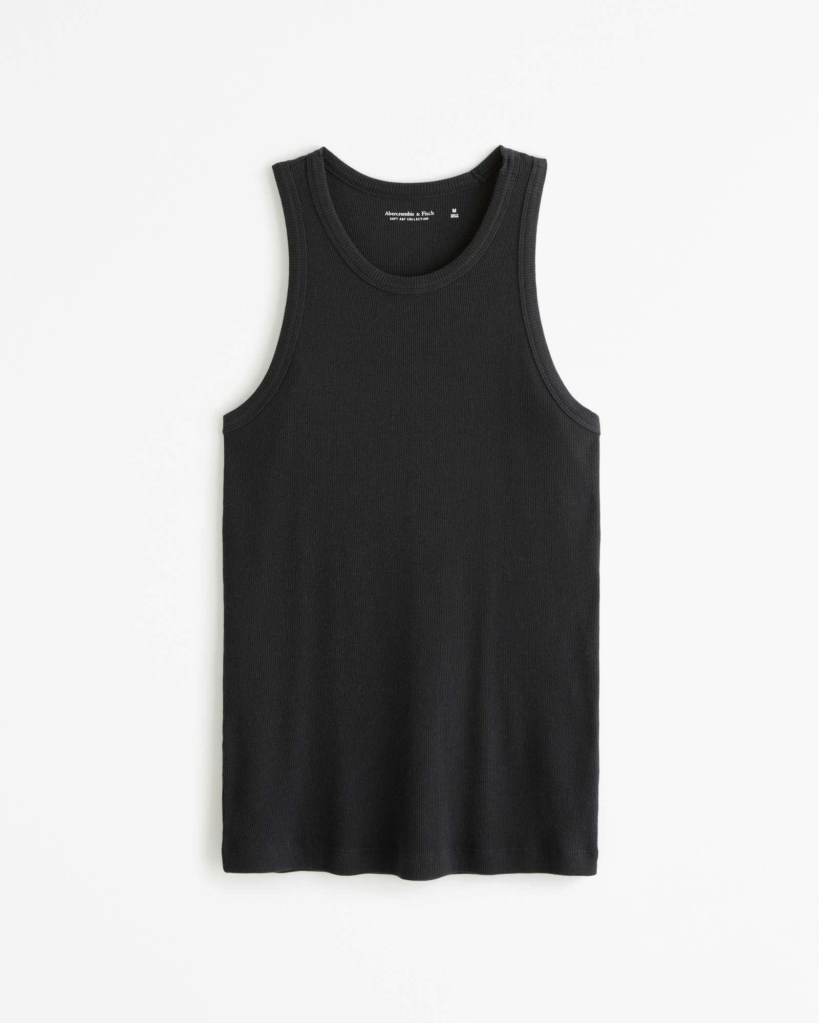 Essential Ribbed High-Neck Tank