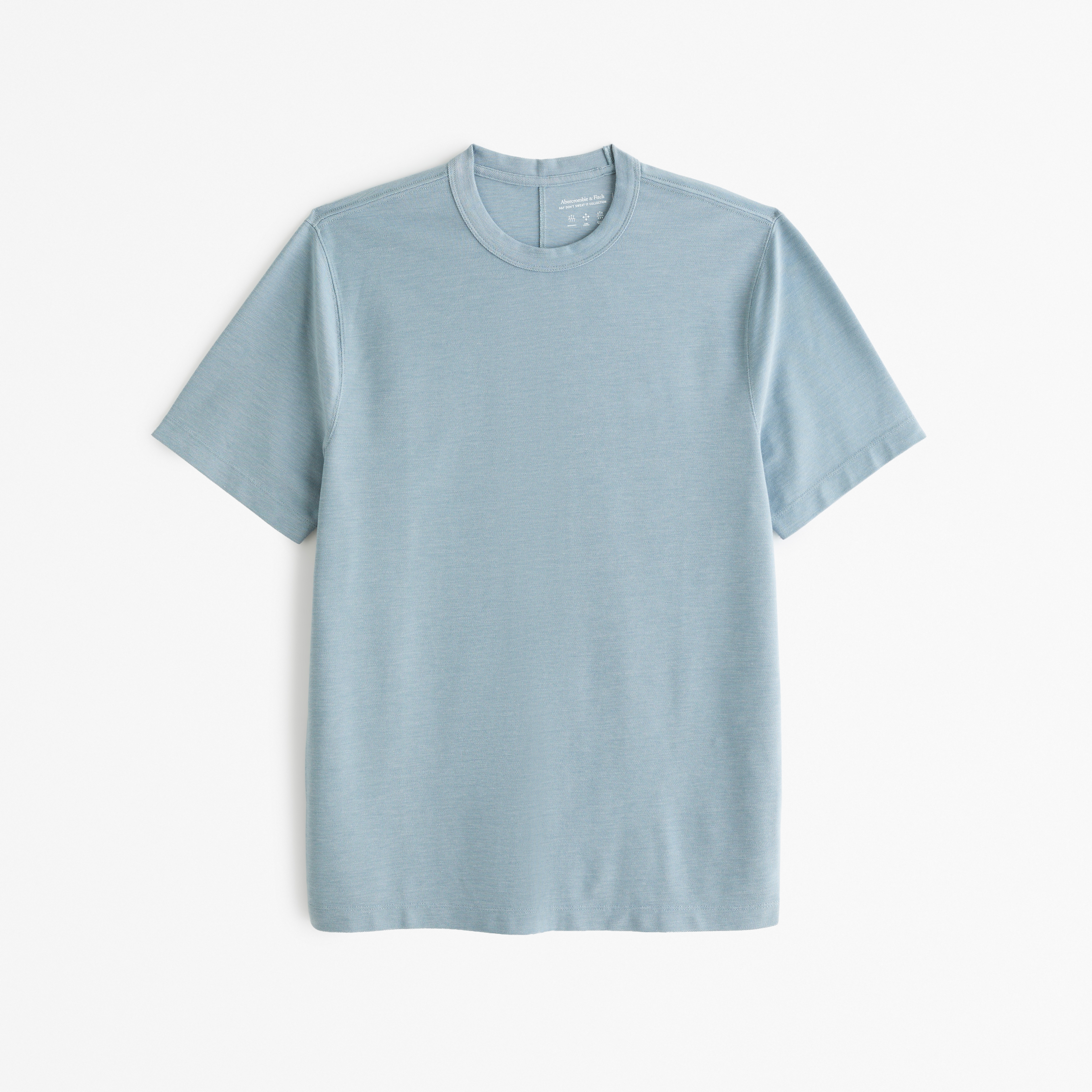 Abercrombie & Fitch Pique Tee In Blue
