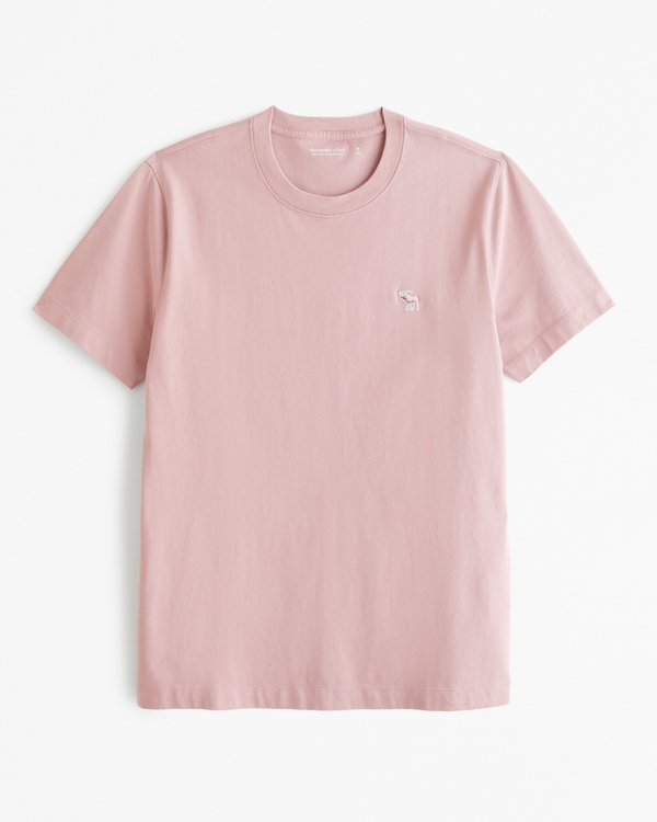 Polished Tonal Icon Tee, Dark Pink