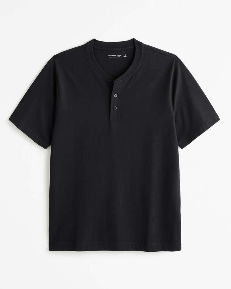 Men s Classic Polished Henley Tee Men s Mens Search L2 Abercrombie