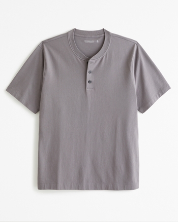 Men's Classic Polished Henley Tee | Men's Clearance | Abercrombie.com