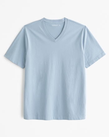 COLE V NECK TEE - AMETHYST