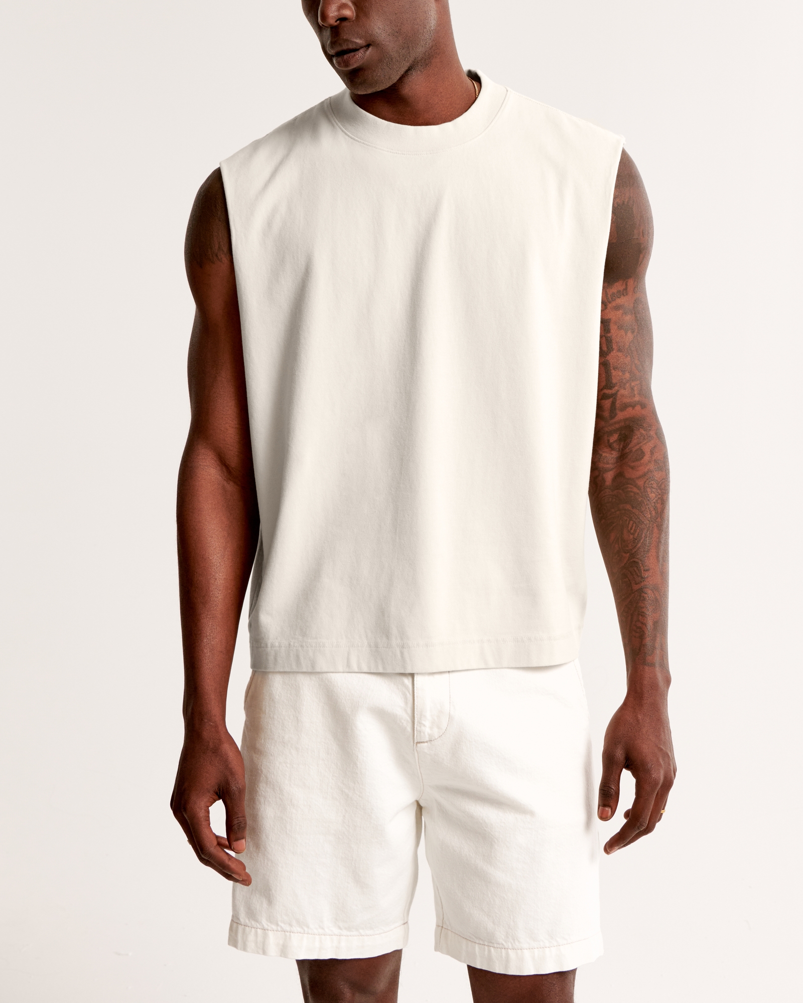 Premium Heavyweight Cropped Tank