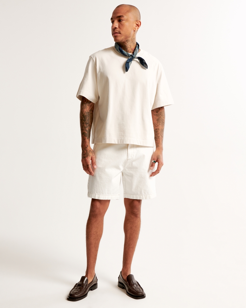 Premium Heavyweight Cropped Tee
