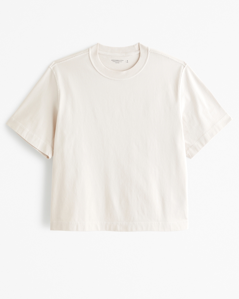 Premium Heavyweight Cropped Tee
