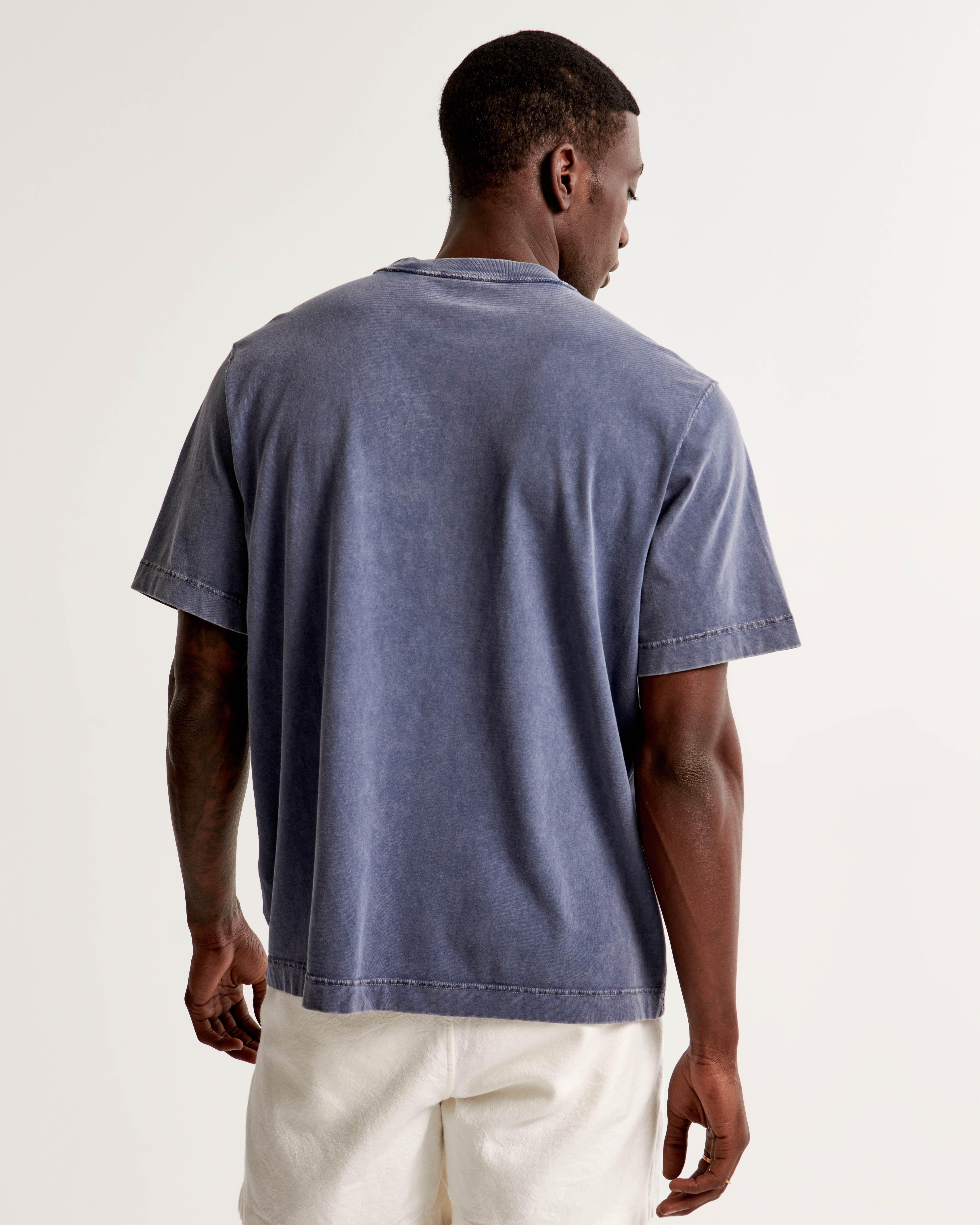 Men's Embroidered Vintage-Inspired Tee | Men's Tops | Abercrombie.com