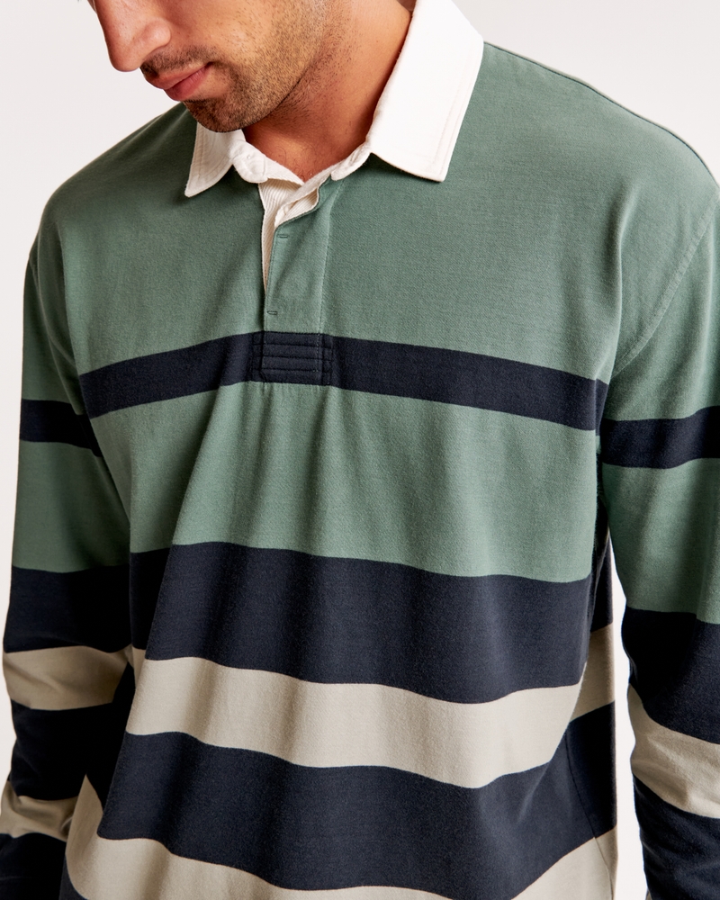 Long-Sleeve Rugby Polo