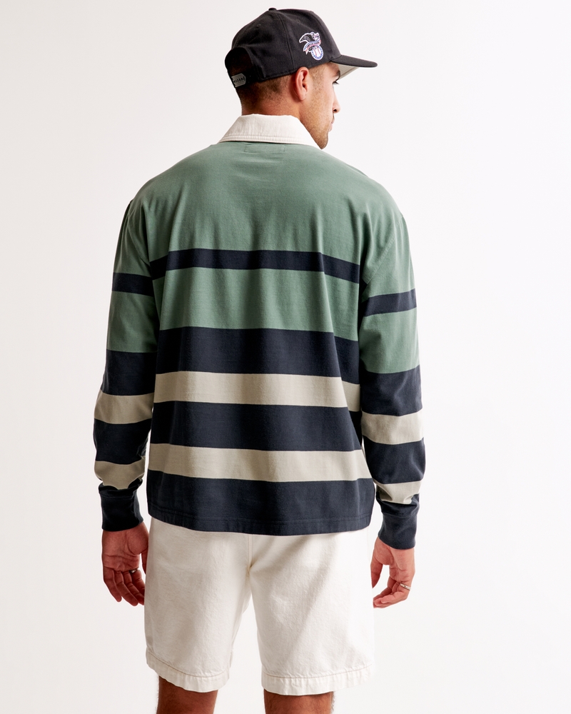 Long-Sleeve Rugby Polo