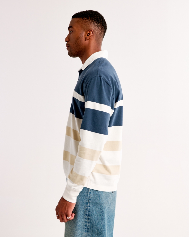 Long-Sleeve Rugby Polo