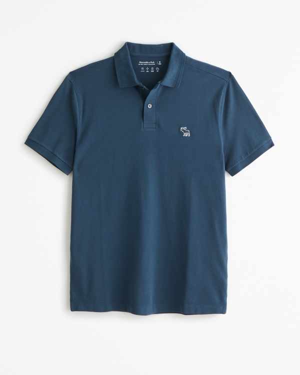 Tonal Icon Don't Sweat it Polo, Dusty Teal view 1