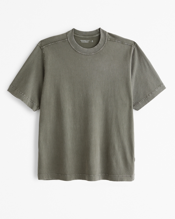 Vintage-Inspired Tee, Dark Sage view 1