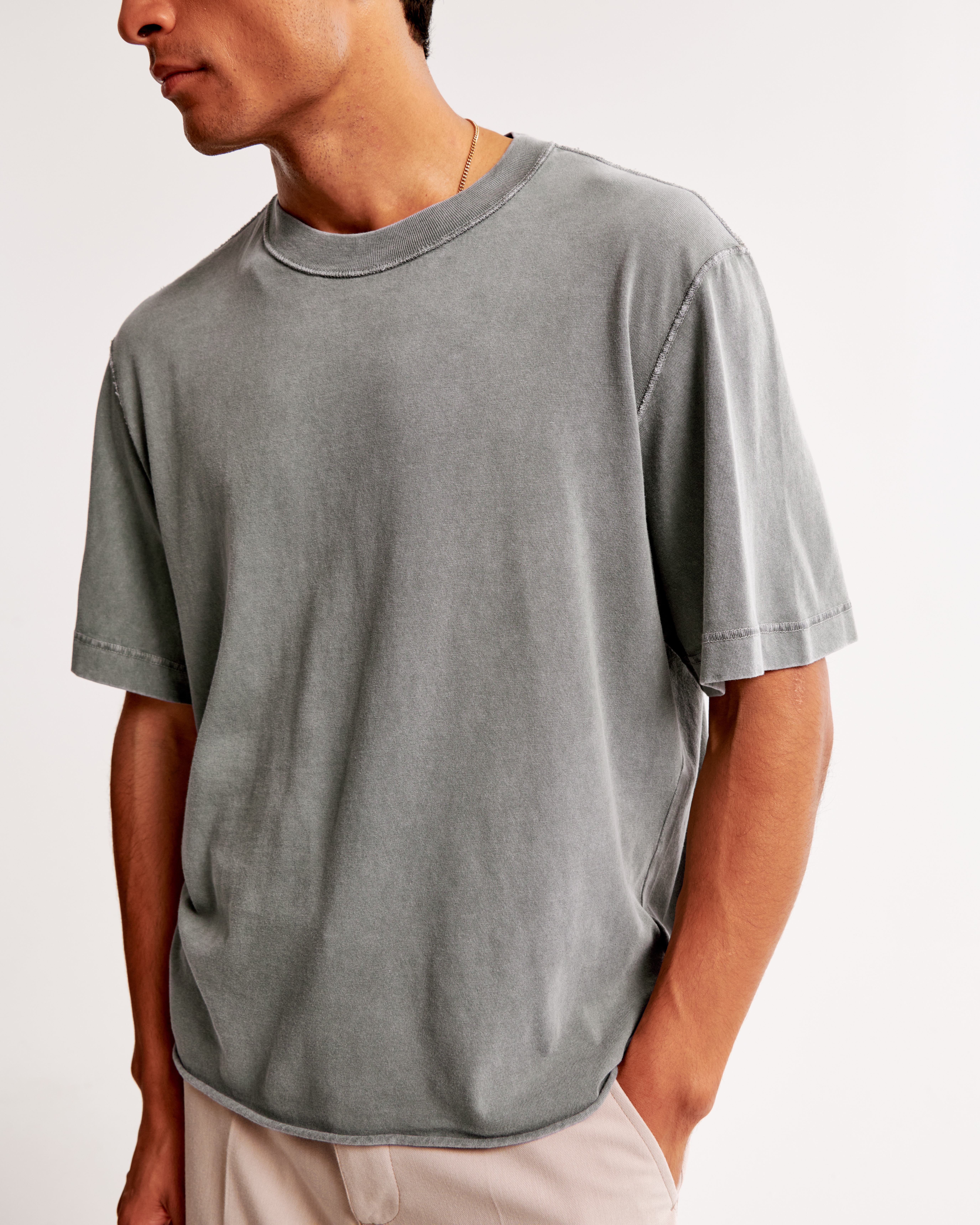 Tシャツ・カットソー Abercrombie & Fitch Bonnaroo Vintage-Inspired Cropped Tee Men's Bonnaroo Vintage-Inspired Cropped Graphic Tee | Men's