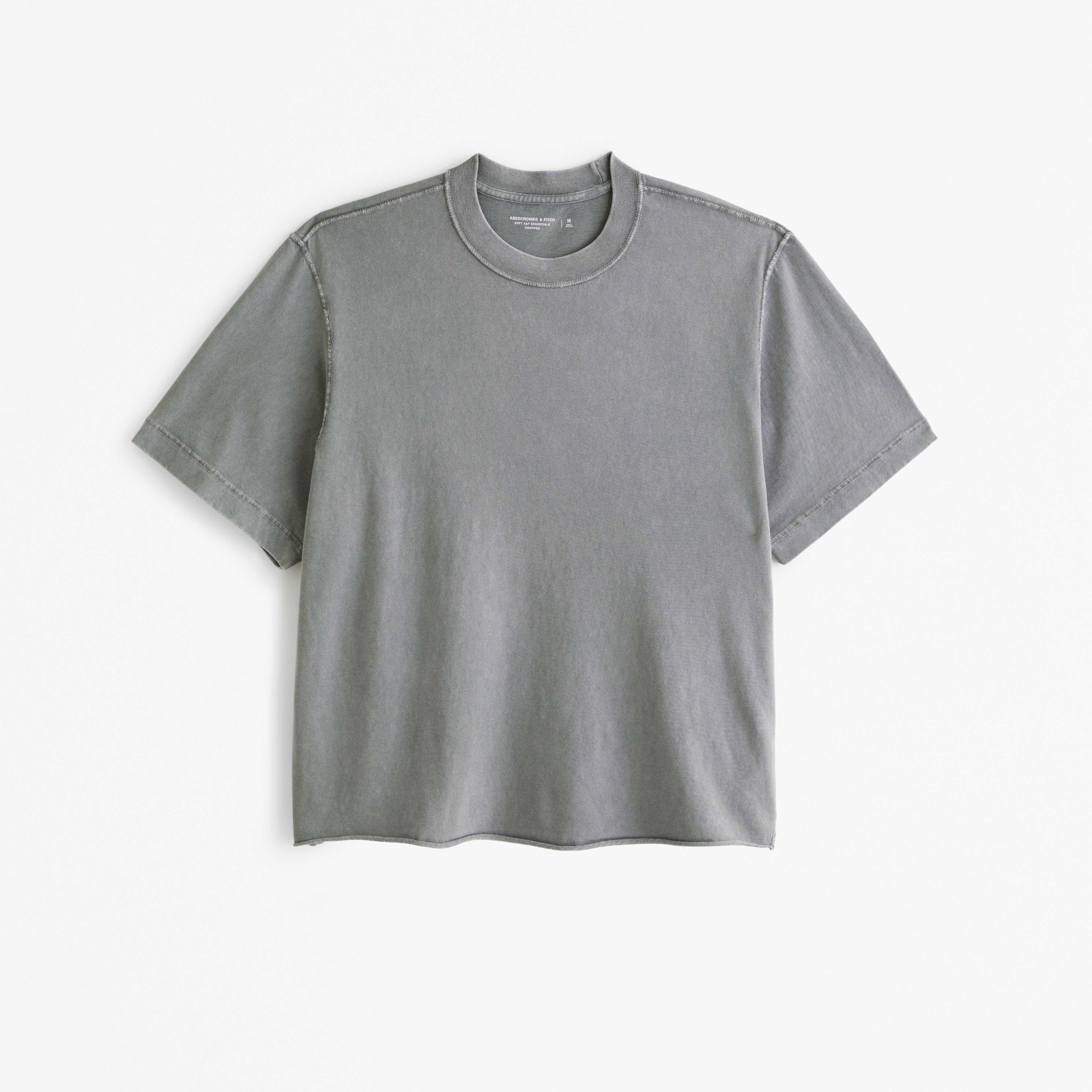 Tシャツ・カットソー [WHAT IT ISNT]WOMEN'S FLORY WAPPEN CROP SHORT-SLEEVE T-SHIRT 韓國代購] What it isNt Women's Flory Logo Crop Short-Sleeve