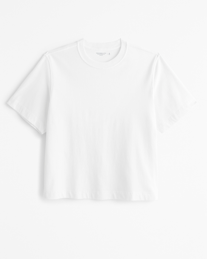 Premium Heavyweight Cropped Tee