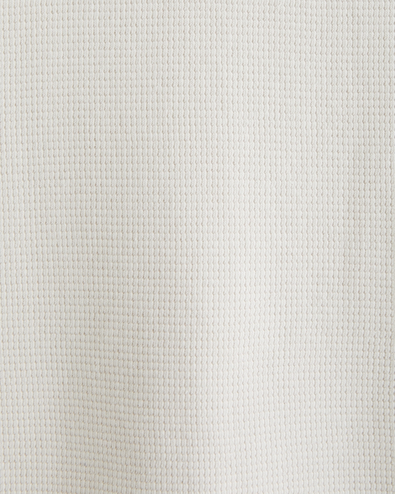 Long-Sleeve Layering Micro-Waffle Tee