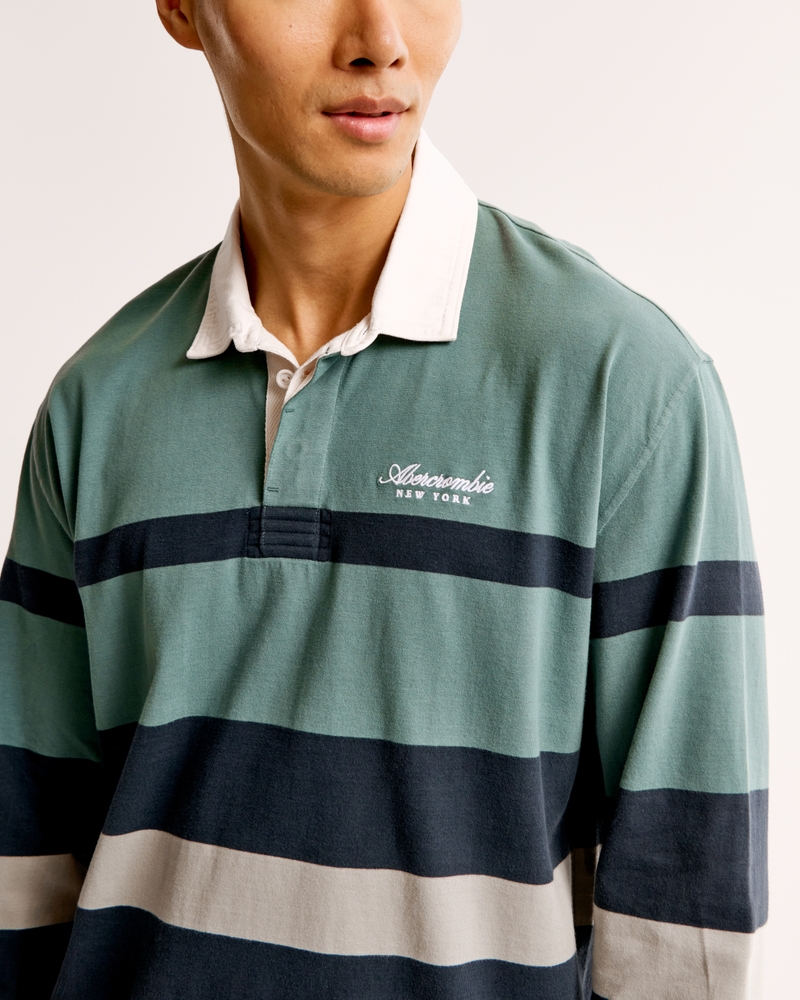 Long-Sleeve Rugby Polo