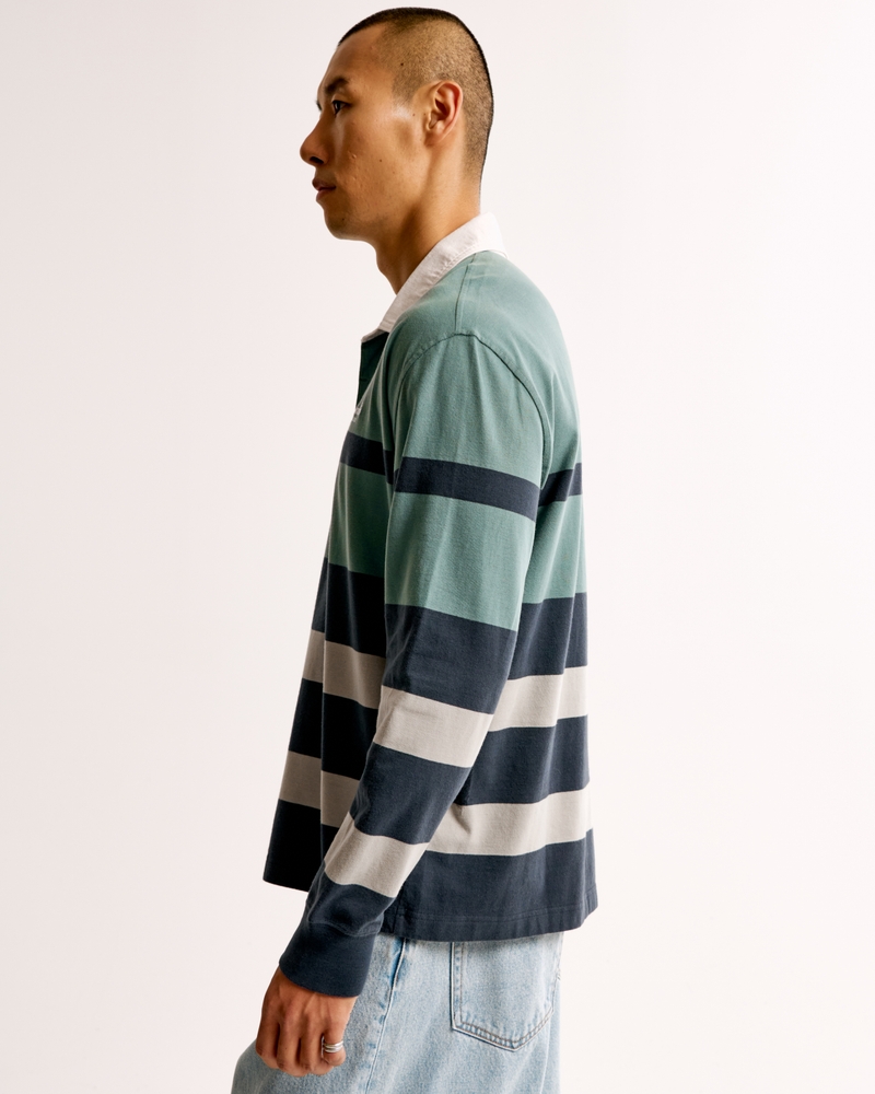 Long-Sleeve Rugby Polo