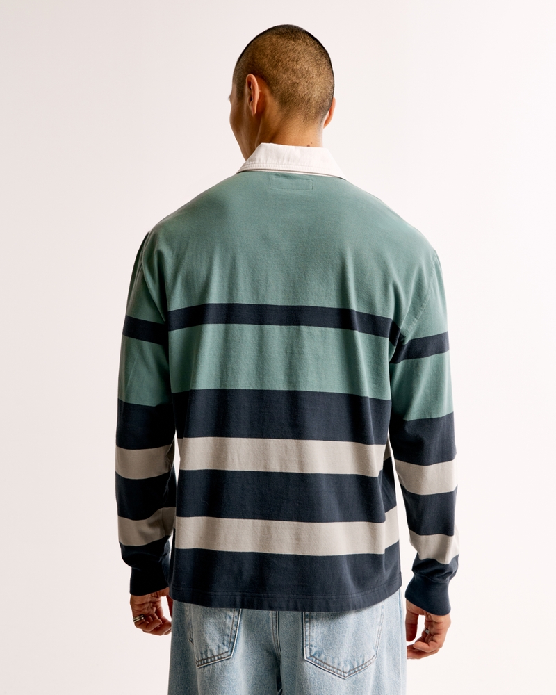 Long-Sleeve Rugby Polo