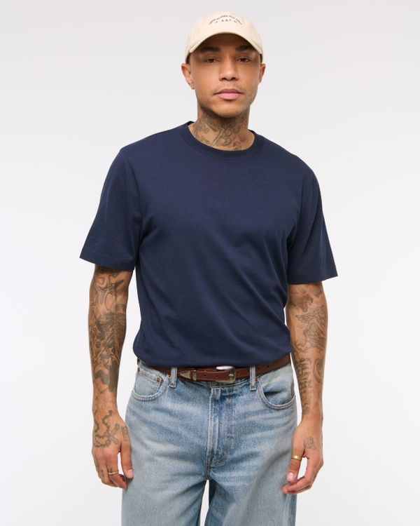 Classic Polished Tee, Dark Indigo view 1
