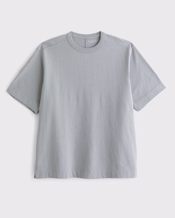 Premium Heavyweight Tee, Light Blue-gray