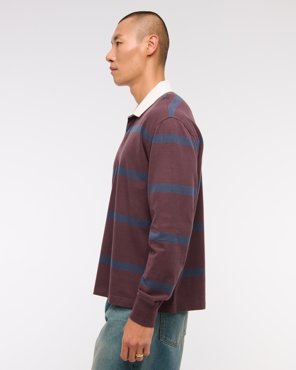 Long-Sleeve Rugby Polo
